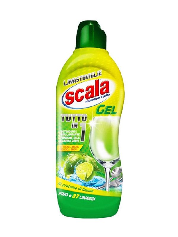 Limone 750Ml Tutto In 1 Scala Gel Lavastoviglie - Casabalò