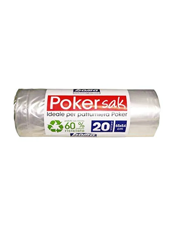 Poker Sak 20 Sacchetti Pattumiera Tris 65×54 - Casabalò