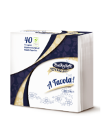 Bulkysoft Tovaglioli 38X38 Deco 2Veli 40 Pz