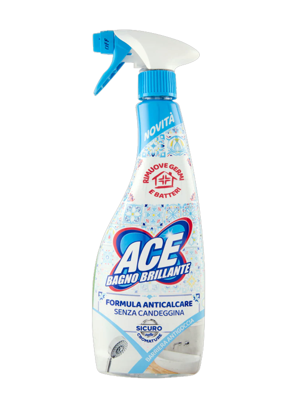 Ace Spray Bagno Anti Calcare 500Ml Senza Candeggina - Casabalò