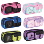 Astuccio Bustina 2 Zip Pockets Mitama Ass.