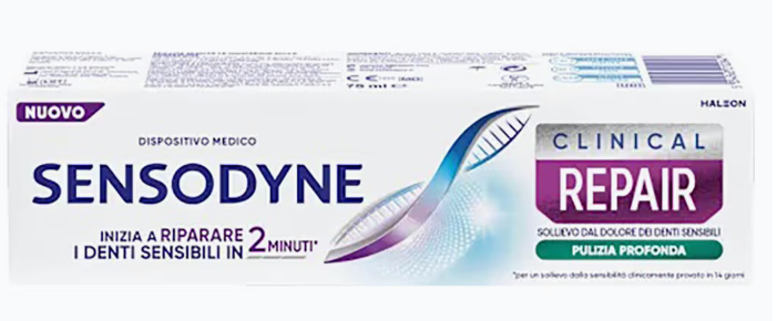 Immagine 2026-08-17 095458 Sensodyne Dentifricio Clinical Repair Pulizia Profonda 75 Ml - immagine 1