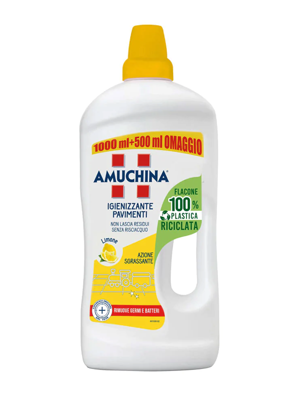 Amuchina Pavimenti Igienizzante Limone 1.5Lt - Casabalò