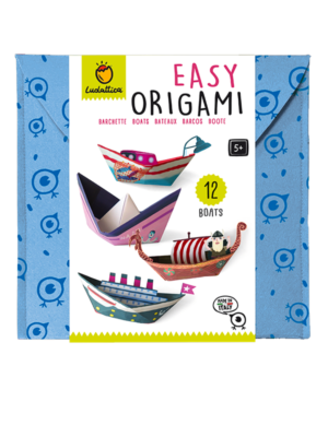 Ludattica Easy Origami Aerei - Kit Creativo Per Bambini 6+ Con 12 Fogli E Video Tutorial - Made In Italy