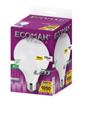 Goccia Dimmerabile 12W E27 Luce Calda - Ecoman Italia