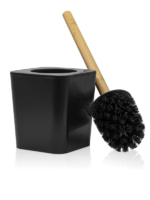 Porta Scopino Nero Linea Bamboo - immagine 2