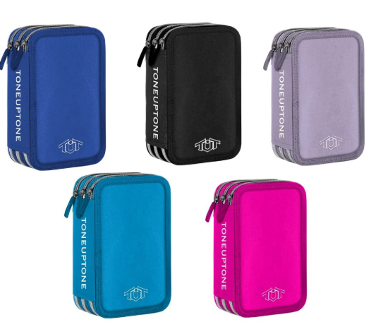 astuccio3zip Astuccio 3 Zip Tone Up Tinta Unita Assortito - immagine 1
