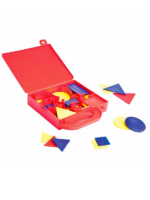 Valigetta Figure Logiche - Blocchi Logici in Plastica Colorati 48 Pezzi Monikids - immagine 2