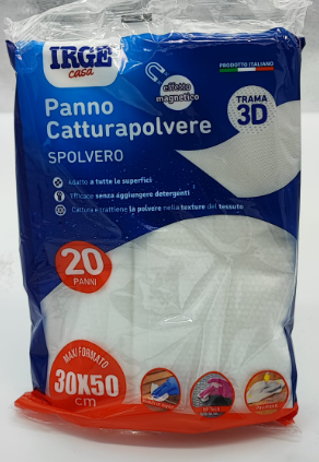 8021723033030 Spolverello 20Pz Irge Panno Catturapolvere - immagine 1