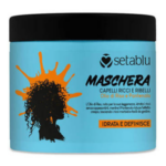 Seta Blu Maschera Capelli Ricci con Olio di Riso e Pantenolo 500Ml