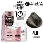 S.O.S Color&Go Tinta Professionale 10 Minuti Castano 4.0