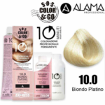 S.O.S Color&Go Tinta Professionale 10 Minuti Platino 10.0