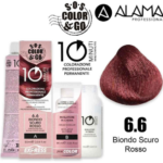 S.O.S Color&Go Tinta Professionale 10 Minuti Biondo Scuro Rosso 6.6